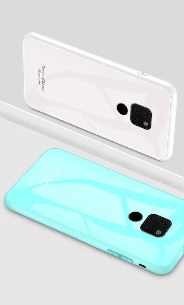 Для Huawei Mate 20 10 Pro 9 Nova 4 чехол милый Макарон цветной противоударный из закаленного