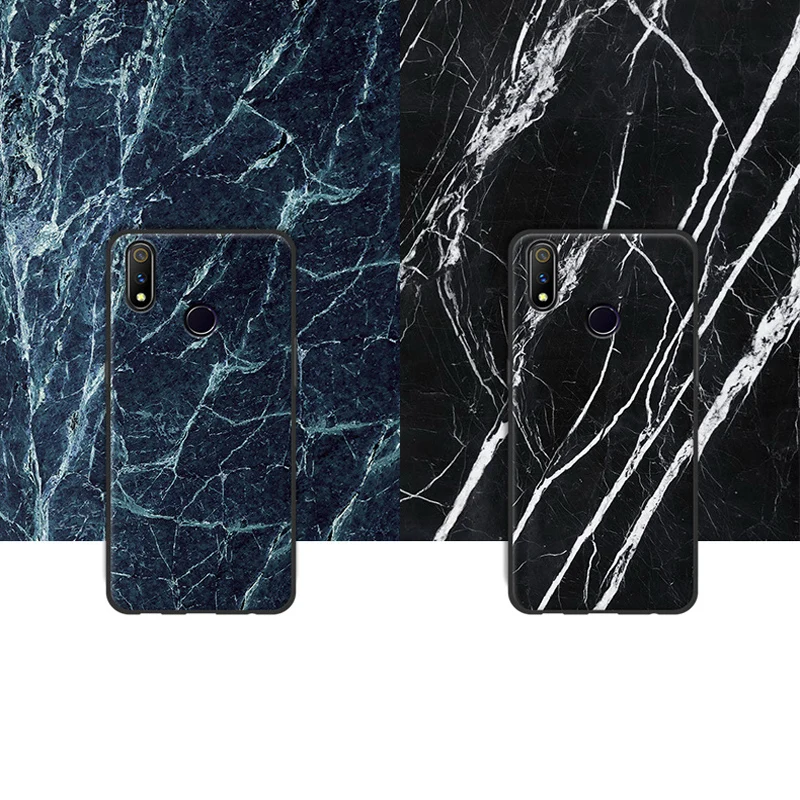 Для OPPO Realme 3 pro силиконовый бампер Real me 3 pro 3pro чехол мягкий TPU дерево камень Стиль задняя крышка Realme 3 pro чехол для телефона s