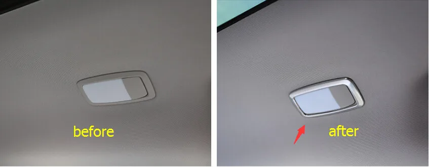 Для Nissan Мурано нержавеющая сталь задняя крышка абажура для чтения автомобиля аксессуары для стайлинга автомобиля