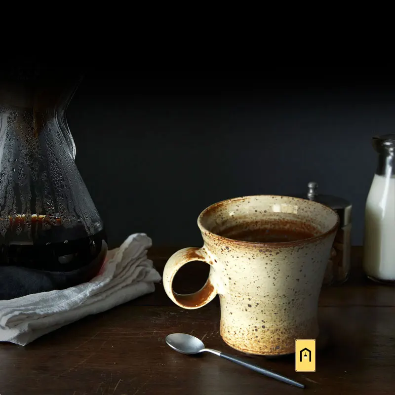 Кофейная кружка 100% ручная работа японское Ретро стиль керамическая чашка с