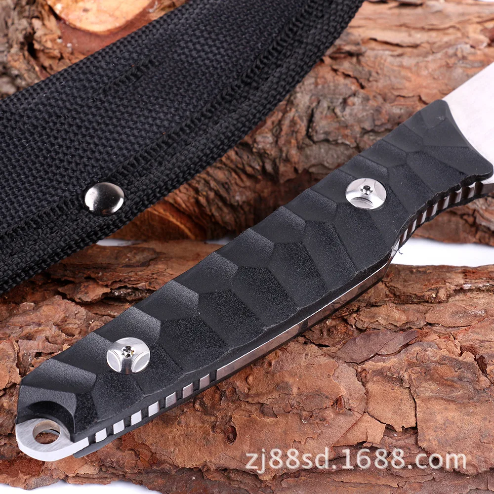 Высококачественный стальной кованый прямой нож охотничий Твердость Открытый