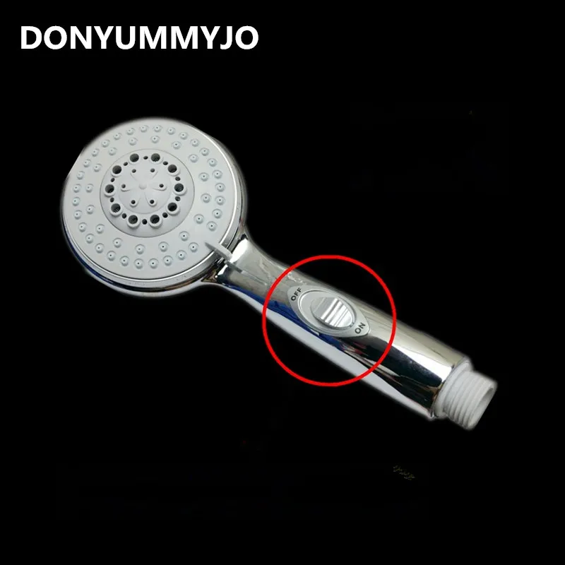 DONYUMMYJO 1 шт. 5 функций водосберегающий переключатель с ручной душевой насадкой стоп ABS покрытие готовая ванная душевая головка спрей