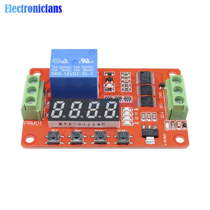 Многофункциональное самоблокирующееся Реле PLC стандартное время трехпроводный