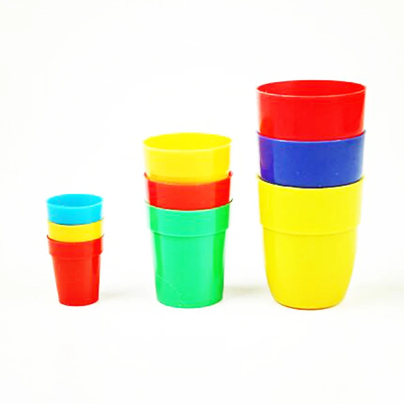 1 шт.. креативные милые красочные многоразовые пластиковые магические чашки мяч