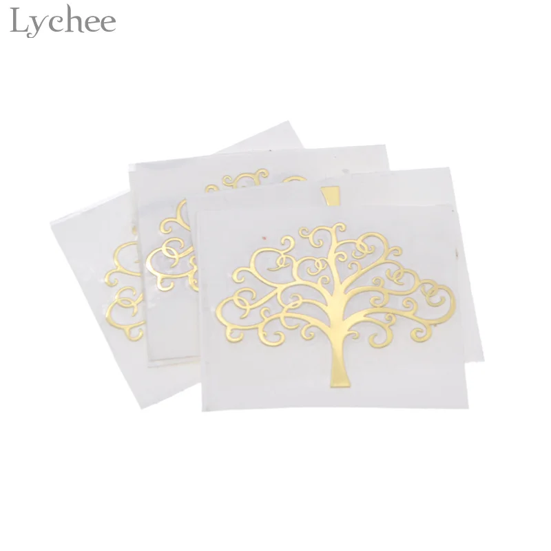 Lychee, 5 шт., сделай сам, медный Скрапбукинг, геометрический оргонит, энергетическая башня, материал, сделай сам, рукоделие, скрапбукинг, наклейка