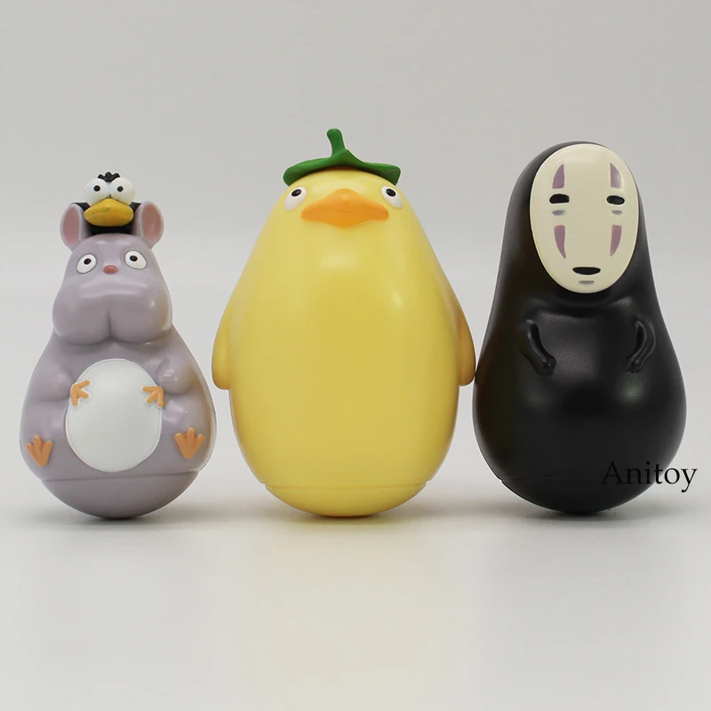 Аниме Унесенные Призраками Без лица человек Okiagari Koboshi самоправящая кукла ПВХ фигурка Коллекционная модель игрушки Ghibli