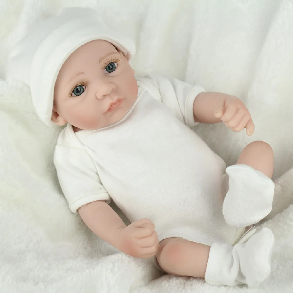 Мини Кукла Reborn bebe 10 дюймов 25 см реалистичные милые куклы для новорожденных