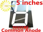 Бесплатная доставка, 2 шт. x 5 дюймов, красный, 50101BS 50101AS, общий анодкатод, светодиодный дисплей, модуль