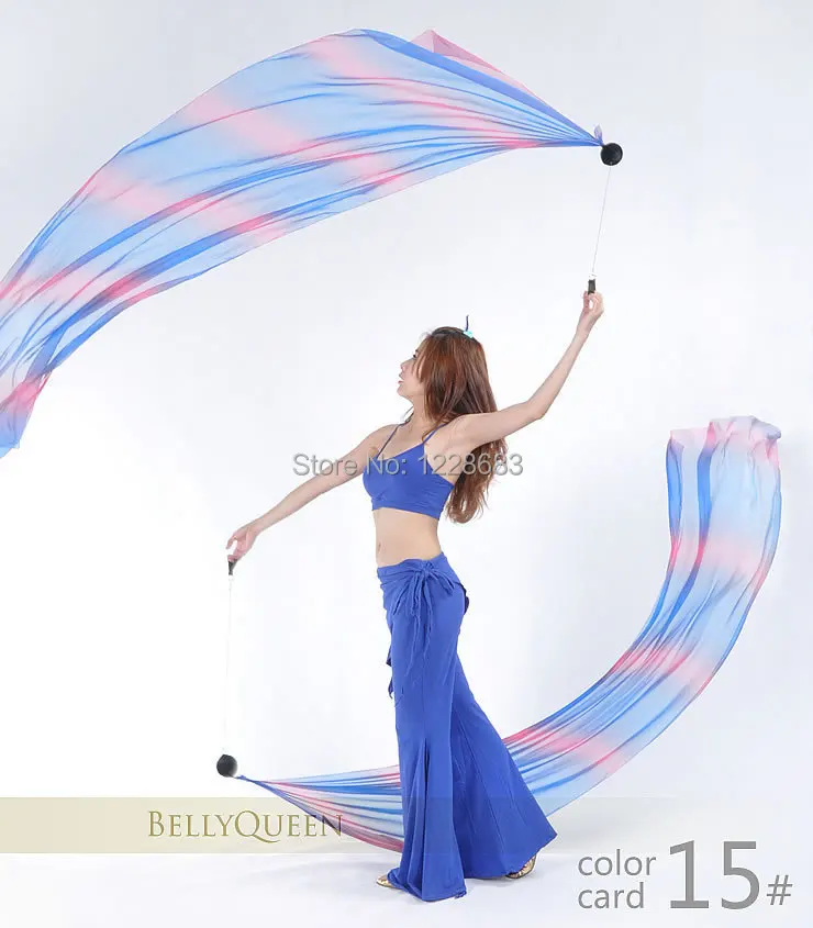 Индийские аксессуары для танца живота 1 вуаль Poi | Тематическая одежда и униформа