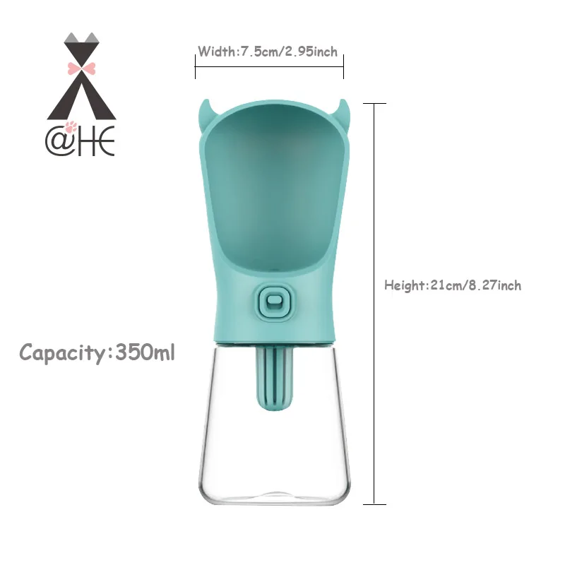 @ HE бутылка для воды собак путешествие Прогулка с активированным углем фильтр