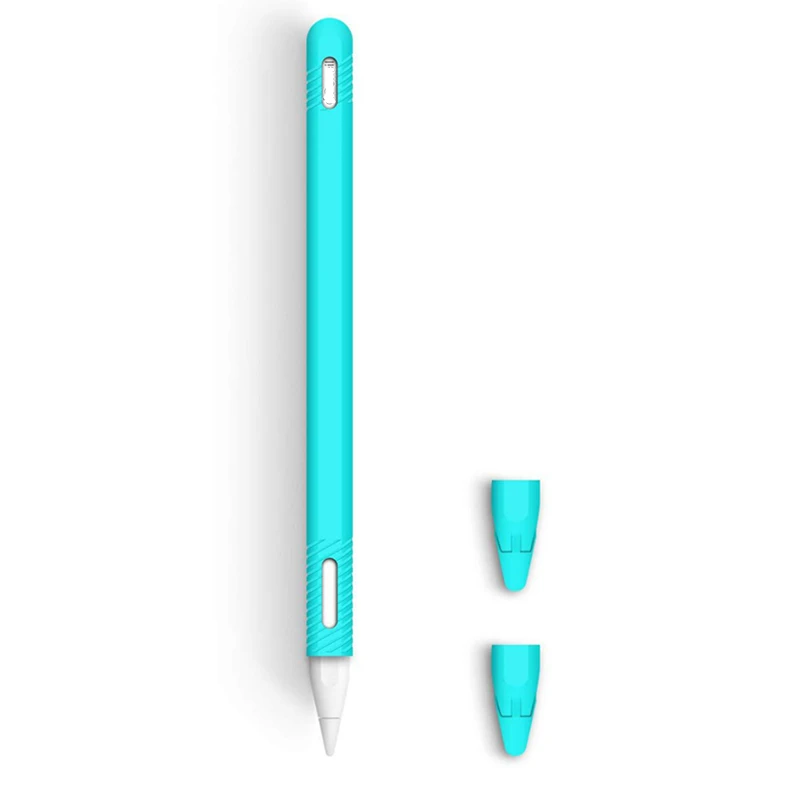 Мягкий силиконовый чехол для Apple Pencil 2-го поколения Чехол для iPad Pro карандаш 2 Набор колпачков держатель планшет ручка-стилус чехол