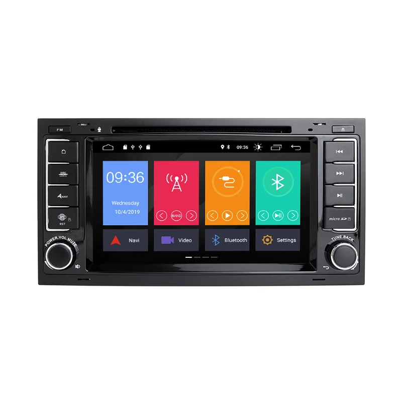 Автомобильный мультимедийный плеер 8 ядер Android 11 2 Din DVD Авторадио для VW Volkswagen Touareg