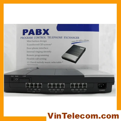 

China factory supply Vintelecom Telephone PBX 3CO Lines in x 8 Extensions for small business solution