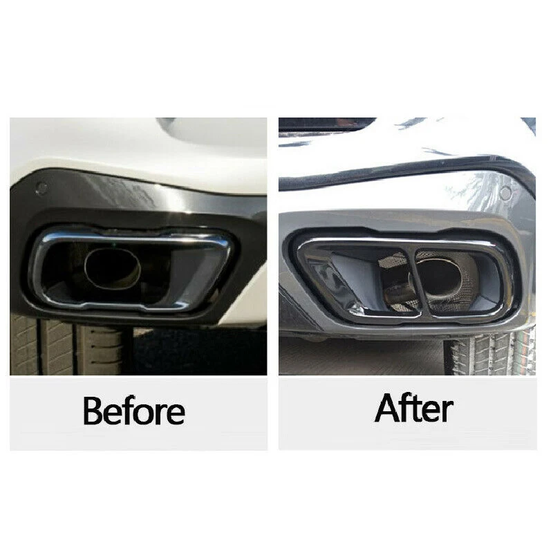 Накладка на выхлопную трубу автомобиля накладка для BMW X5 G05 X7 G07 2019 2020 | Автомобили