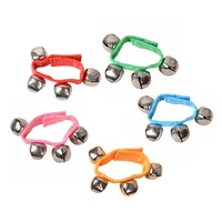 1pcs cute girls boys wrist bell toy educational dancing accessories baby kids rattles hand wrist foot 5 colors