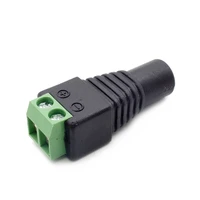 5 5mm x 2 1mm female dc 12v power connector jack plug adapter for 3528 5050 rgbw led strip modules cctv camera power supply