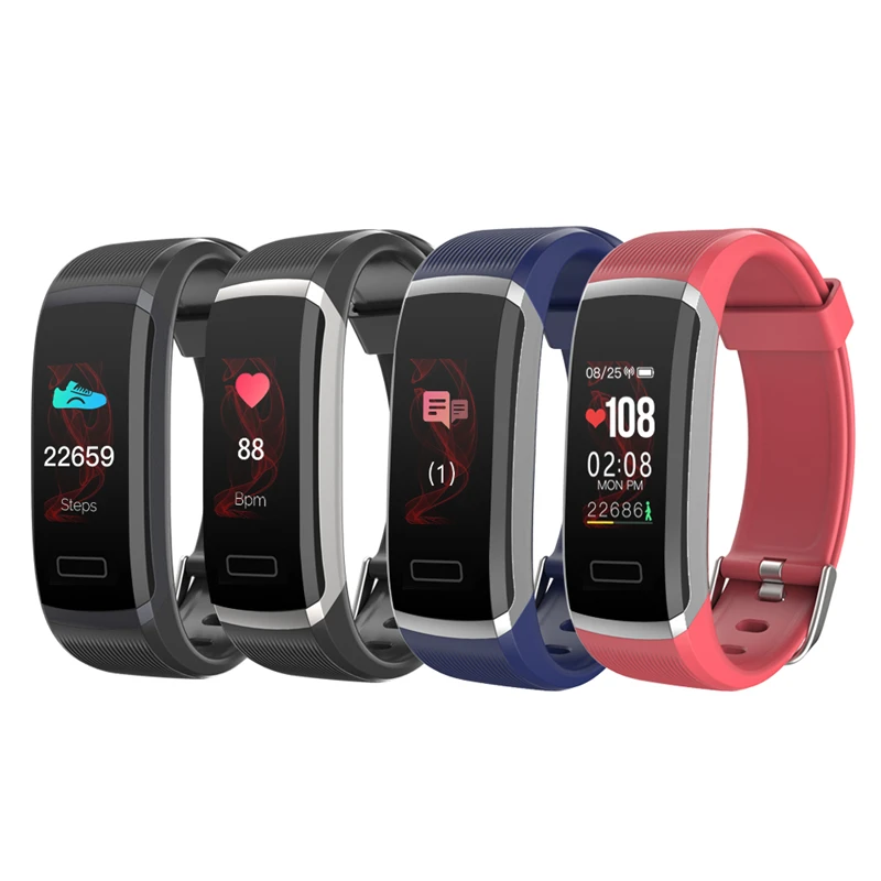 Wearpai GT101 умный Браслет цветной экран монитор сердечного ритма фитнес трекер сна