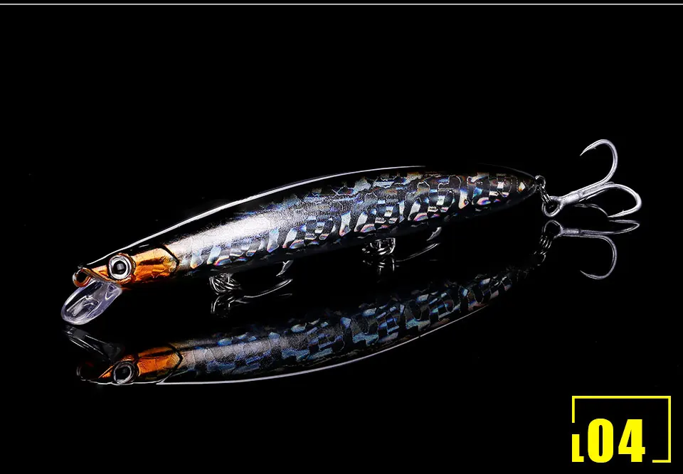 SeaKnight SK008 набор рыболовных приманок гольян 8 шт. 20 г 125 мм 0,3-0,9 м длинный Литой гольян большая плавающая твердая приманка рыболовные снасти