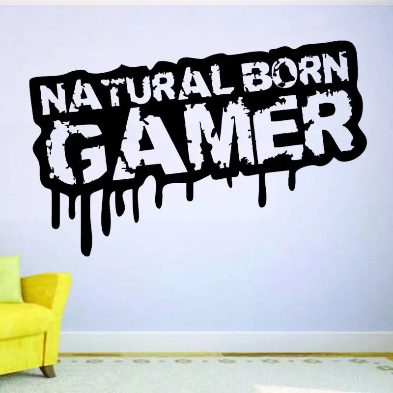 DETAL геймерская наклейка плакаты игровой тематики геймер винило наклейки на стену