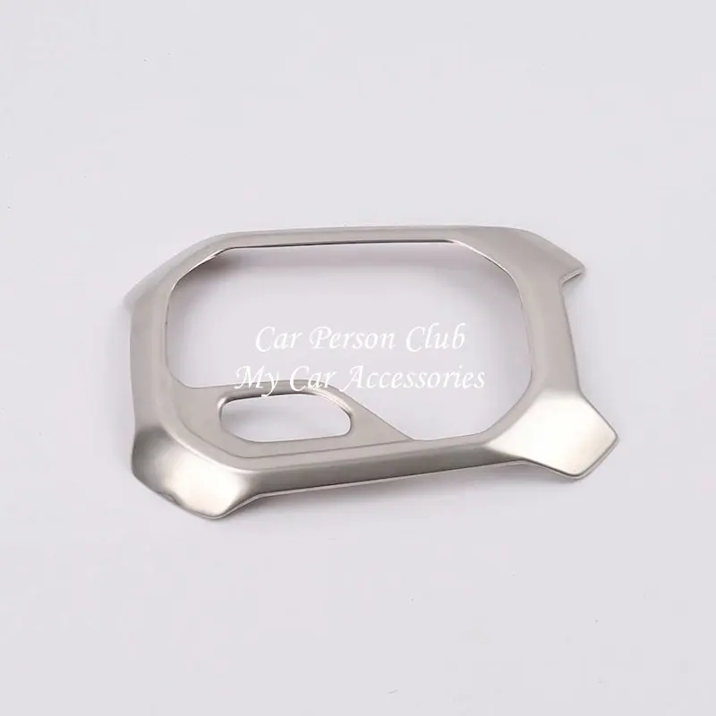 Интерьерная консоль коробка переключения передач панель крышка из нержавеющей