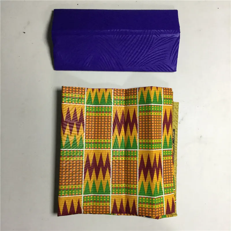 Уникальный 4 ярдов нигерийский хитенге Анкара ткань Полиэстер Гана Кенте воск