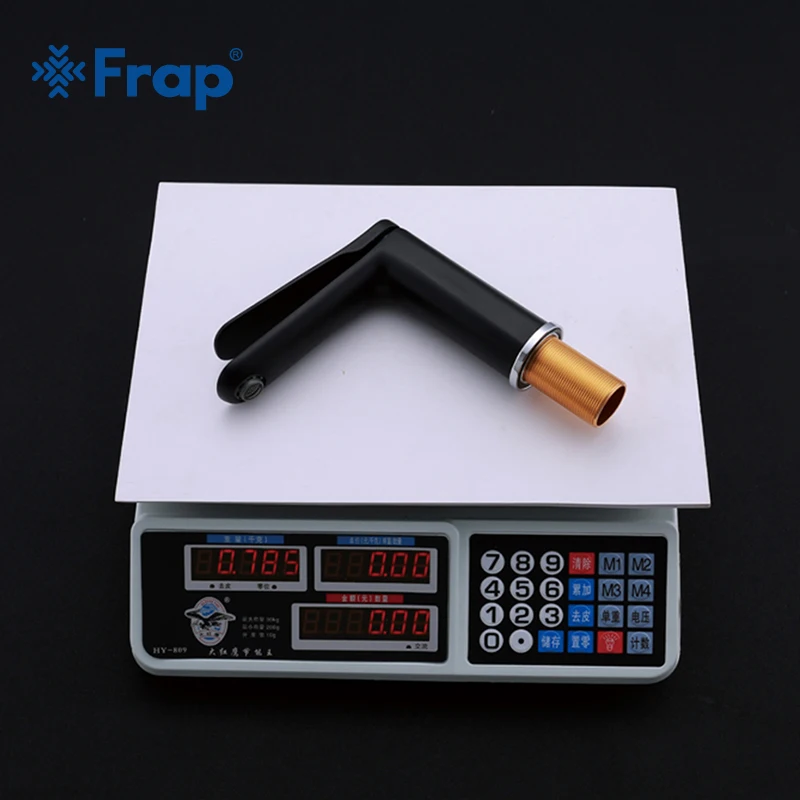 FRAP матовый черный смеситель для ванной комнаты в современном стиле