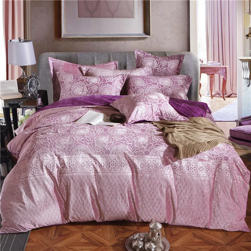 Комплект постельного белья из флисовой ткани 4 предмета | Дом и сад