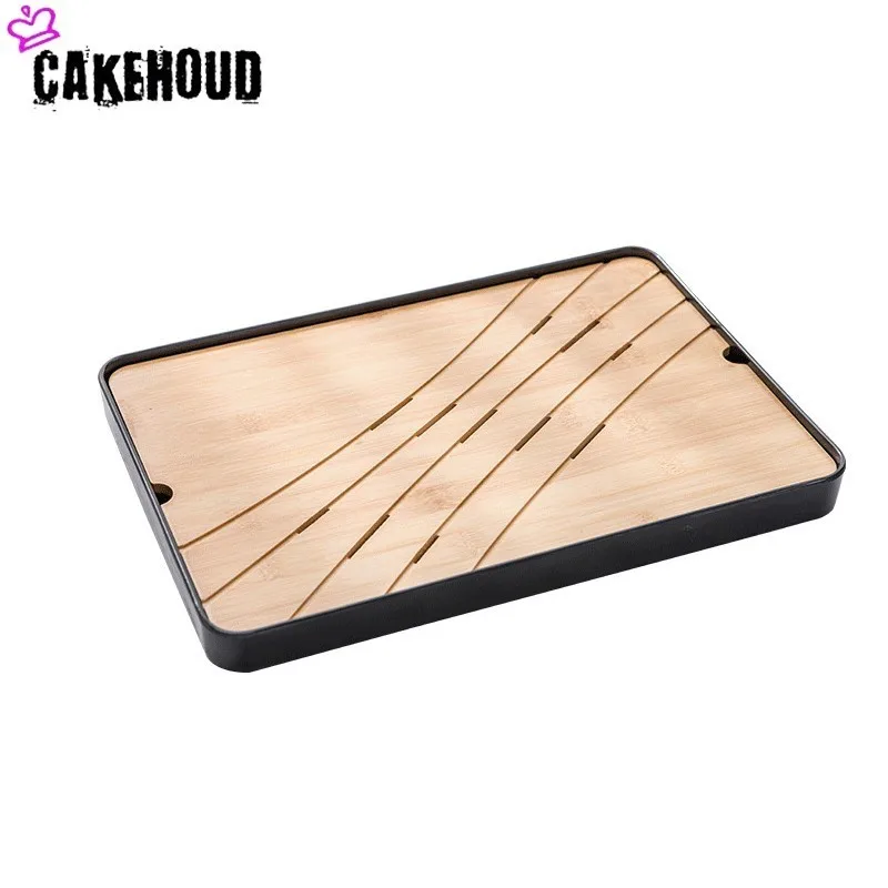 Лимонно-желтый CAKEHOUD традиционный деревянный прямоугольный чайный набор кунг-фу поднос китайский кунг-фу кофейный столик поднос для чайной церемонии аксессуары - Цвет: Лимонно-желтый