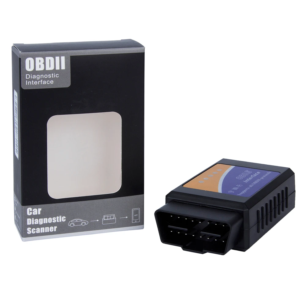 Новый ELM327 WiFi с чипом PIC18F25K80 беспроводной диагностический инструмент OBDII для