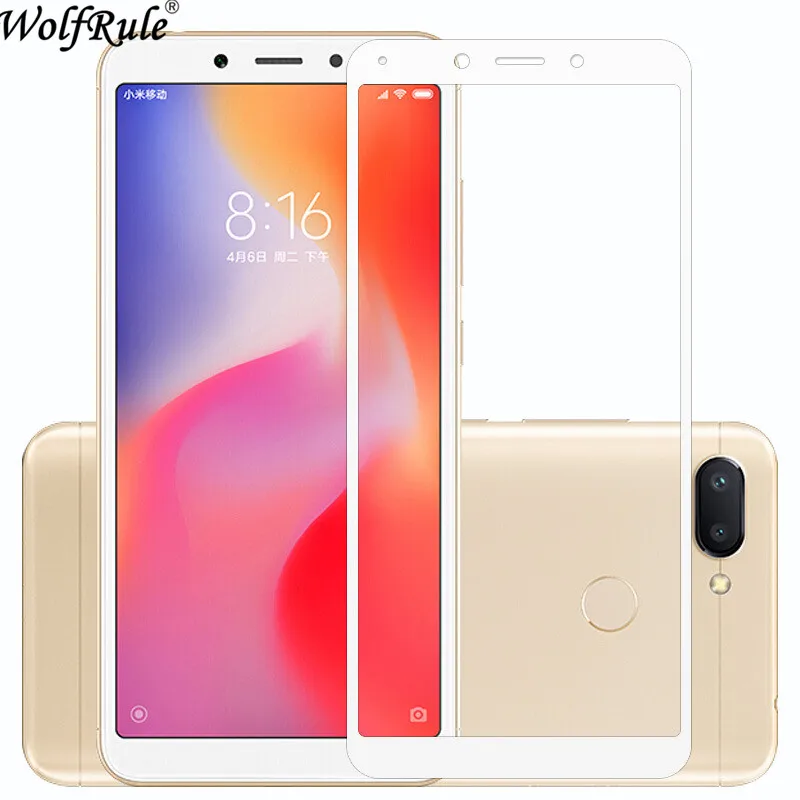 

Стекло для Xiaomi Redmi 6A, защита экрана, закаленное стекло для Xiaomi Redmi 6A, стекло с полным покрытием, пленка для телефона Xiaomi Redmi 6