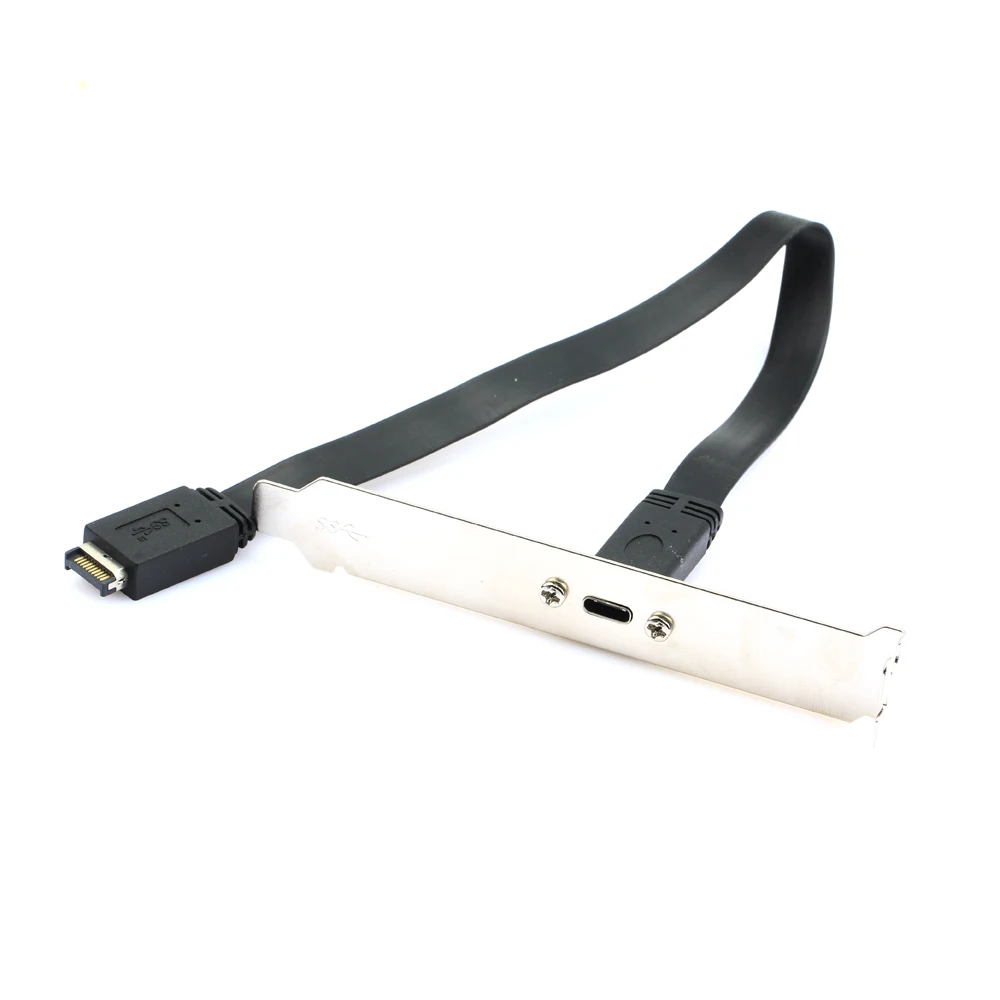 Компьютерный кабель USB C разъем 0 3 м 5 USB3.1 Разъем передней панели Type E штекер в