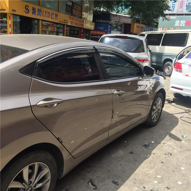 Защитный козырек для окна Elantra Пластиковый Солнцезащитный от солнца и дождя