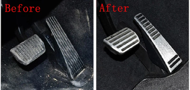 Подставка для ног автомобиля из нержавеющей стали педаль газа акселератора