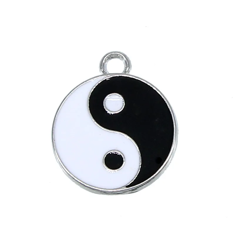 2 комплекта/ювелирные изделия для лучшего друга Инь Янь кулон Тай Чи ожерелье