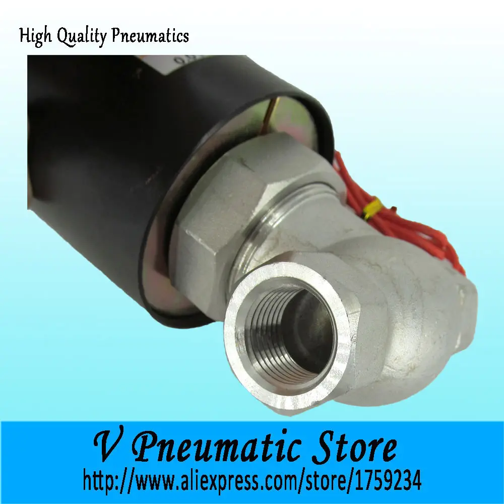 half inch 2/2 way pilot acting normally closed stainless steel steam solenoid valves US 2L model | Обустройство дома