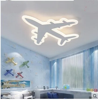 Светодиодный потолочный светильник для детской комнаты aircraf простой современный