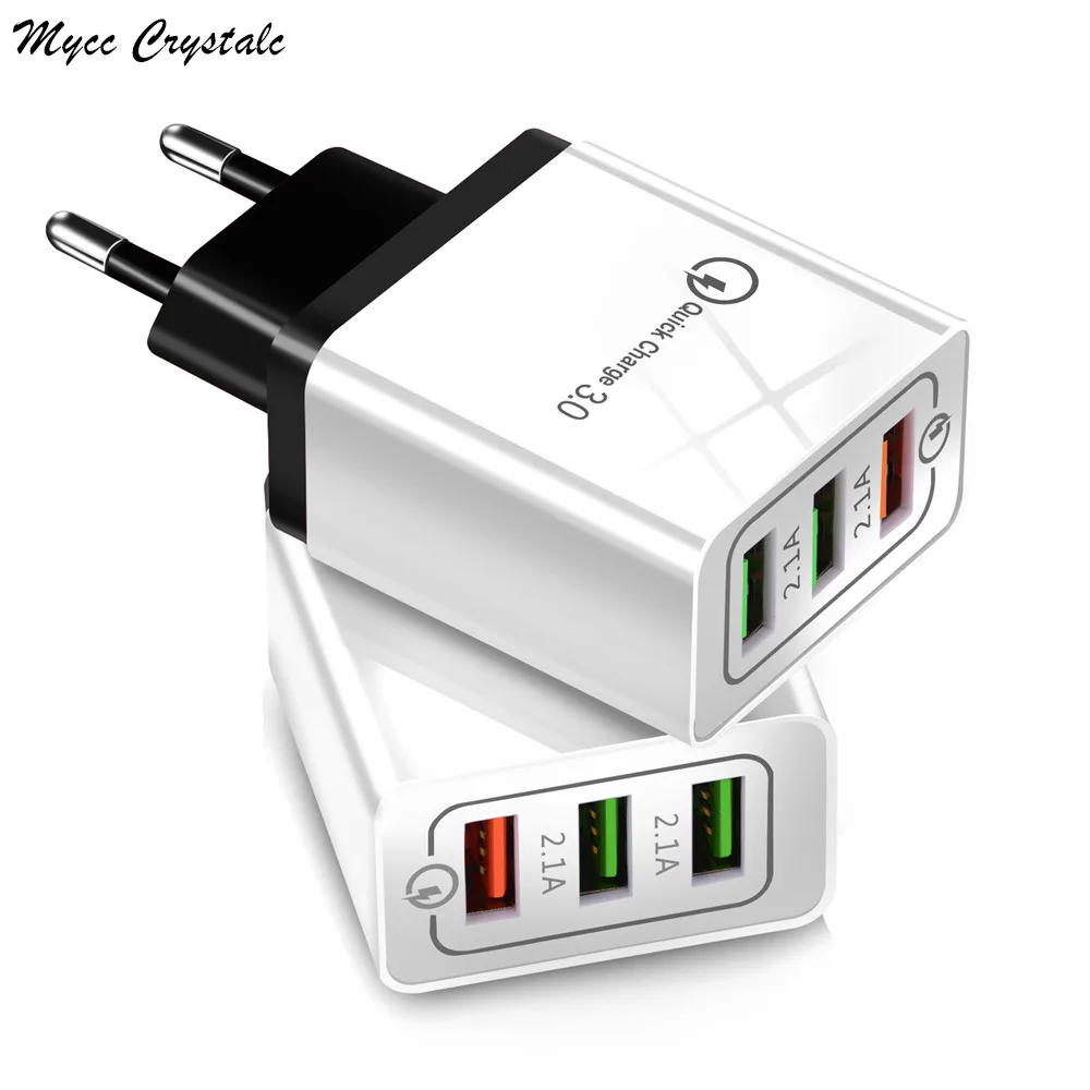 Зарядное устройство USB Quick Charge 3 0 для Samsung Galaxy A90 A80 A70 A50 A40 A30 A20 быстрое настенное