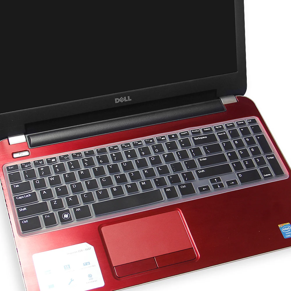 Силиконовый защитный чехол для клавиатуры Dell Inspiron 15R 5737 M5110 N5110 M511R (версия 2011 2012) 15 6