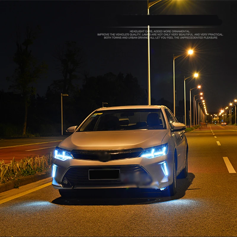 

Ownsun New Eagle Eyes LED Projector Lens Headlights For Toyota Camry 2015