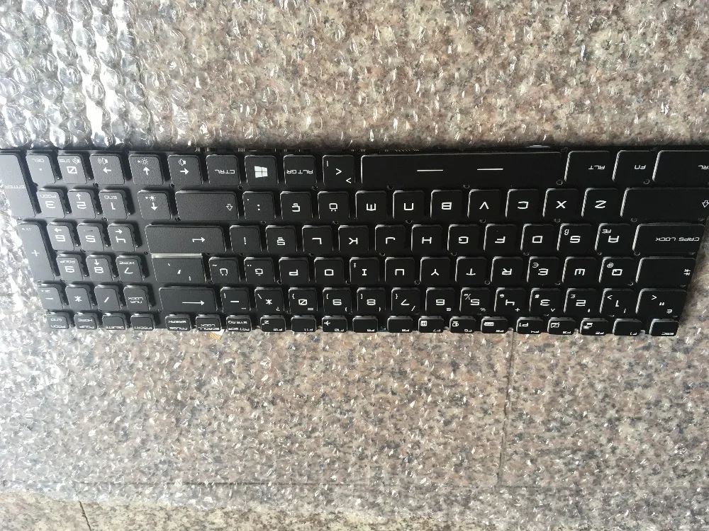 Клавиатура для MSI GL72 GP72 GE62 GE72 GL62 GP60 GP62 GS70 GT72 16J9