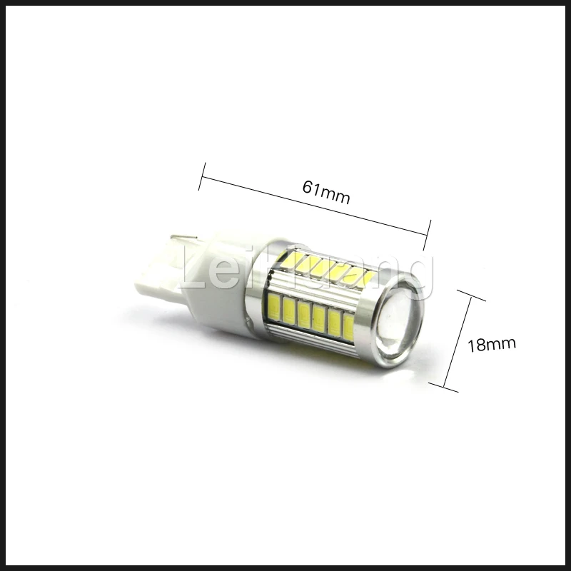 1 шт. T20 WY21W 7440 33 SMD 5630 светодиодный Автомобильный задний фонарь стоп-светильник