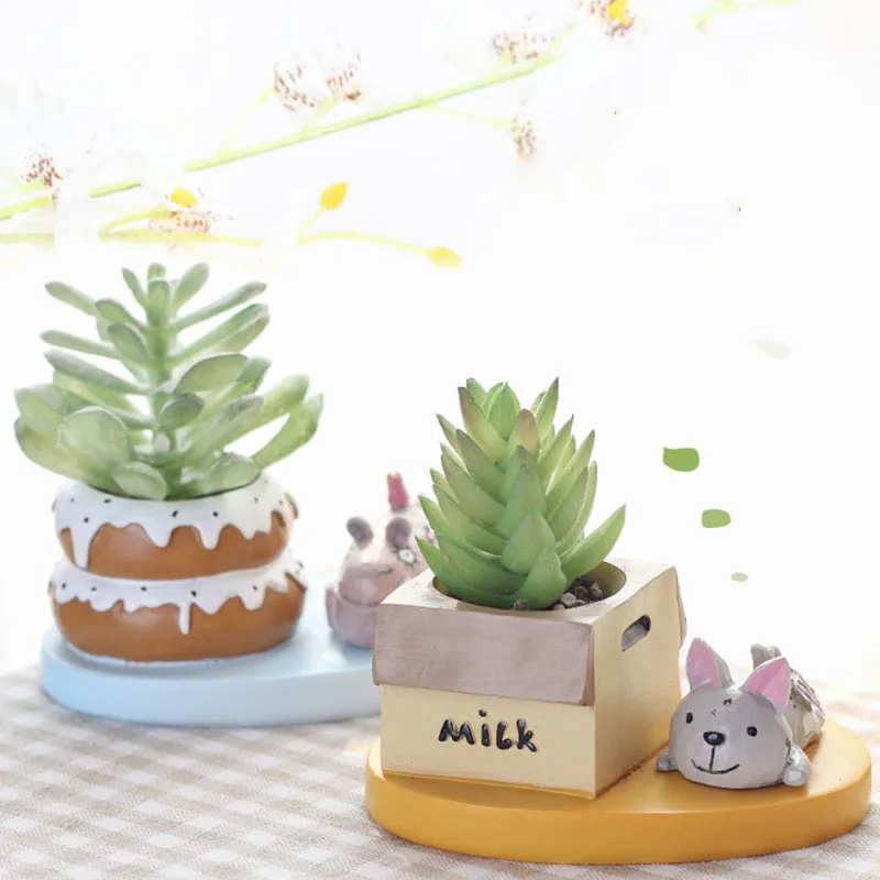 2018 левитирующий цветочный горшок для питомца щенка садовый суккуленты декор в