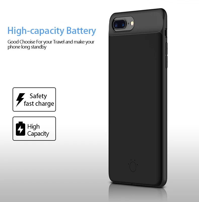 Высококачественный чехол для зарядного устройства iPhone 6SP/7P/6plus 3700 мАч внешнего