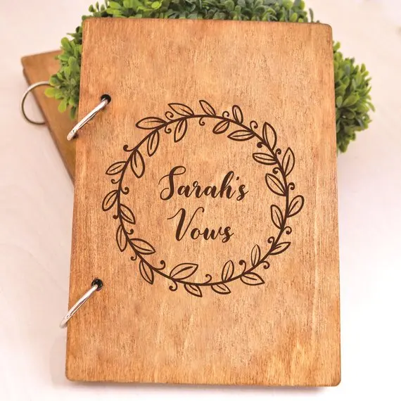 Персонализировать имена деревянная свадьба его ее деревенский деревянный обет