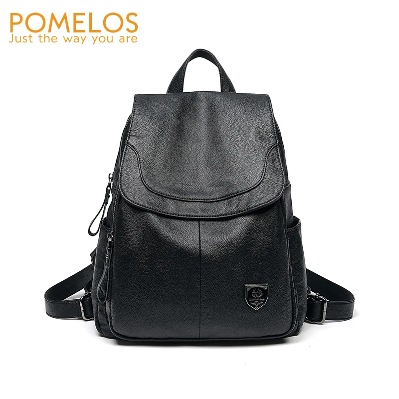 POMELOS модный рюкзак высокое качество из искусственной кожи женский 2019 черный для