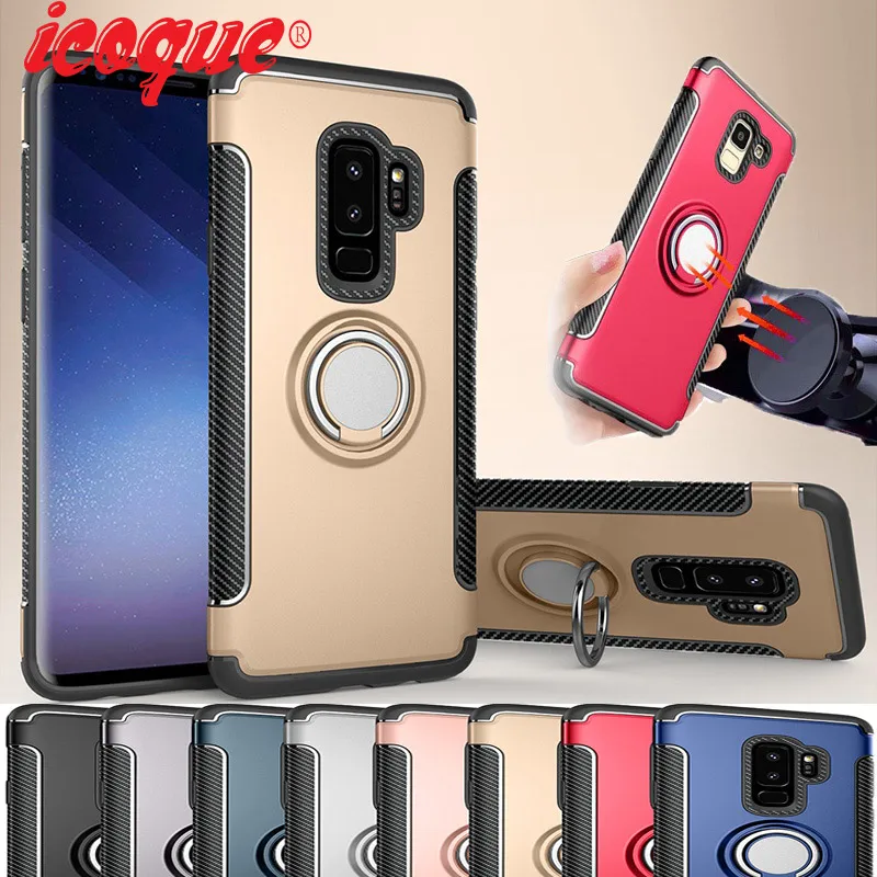Чехол с кольцом для Samsung Galaxy S10 S9 S8 Plus S10e Note 9 8 Магнитный чехол J3 J5 J7 2017 S7 Edge J4 J6 J8 A6