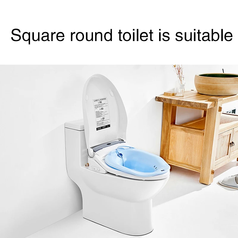 

FOHEEL Bath Bidet Squatting Bath Hip Bathtub Flusher Bath Basin for Maternal Women Hemorrhoids Patients Toilet Bathroom