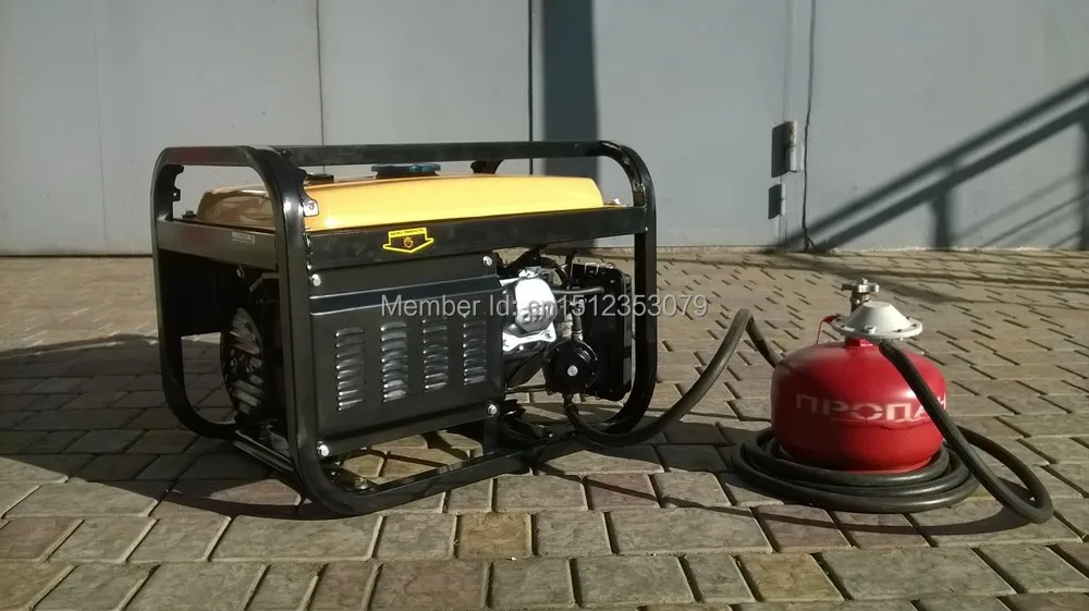 Карбюратор для генератора GX200 170F на два вида топлива бензин и газ (LPG