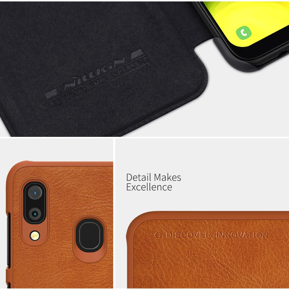 Nillkin Чехол для Samsung Galaxy A10 A10S A40 A60 Qin чехол книжка из искусственной кожи A42 5G