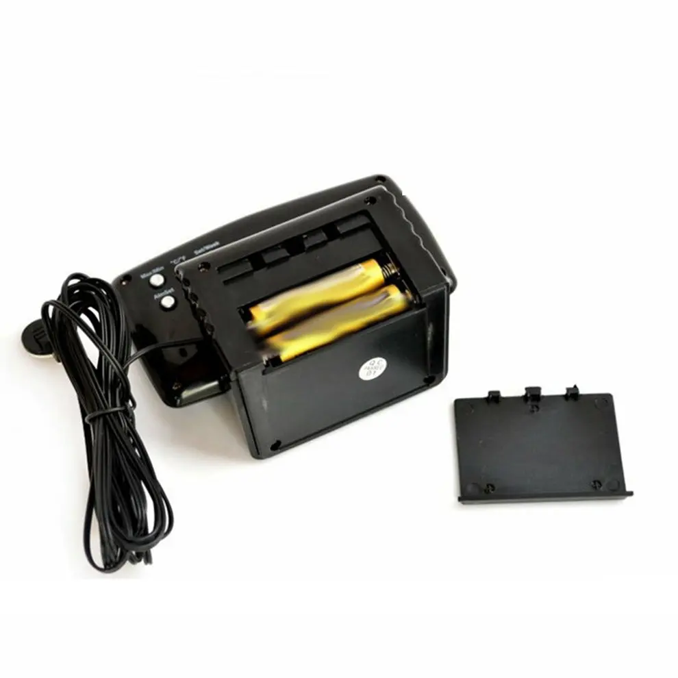 12V/24V Digital Auto Car Thermometer+ Car Battery Voltmeter Voltage Meter Tester Monitor+ Electronic Clock Hot Sale